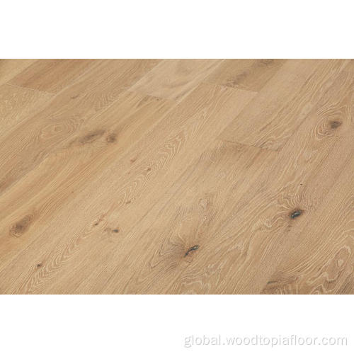 European Oak Timber Flooring UV lacquered brushed European oak solid fumed Flooring Factory